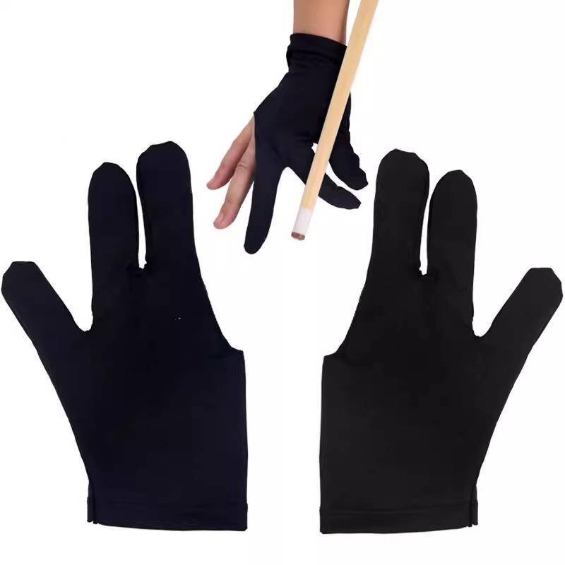 Billiards gloves triple gloves professional high -end thin -breathable playburning billiards left hand to play billiards special ice silk gloves