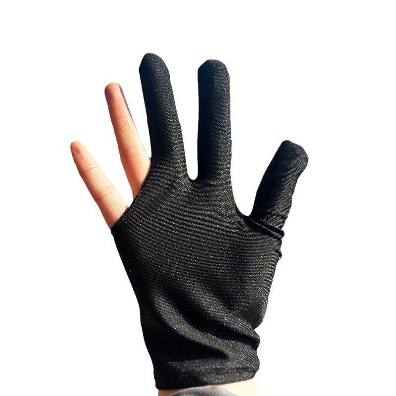 Billiards gloves triple gloves professional high -end thin -breathable playburning billiards left hand to play billiards special ice silk gloves