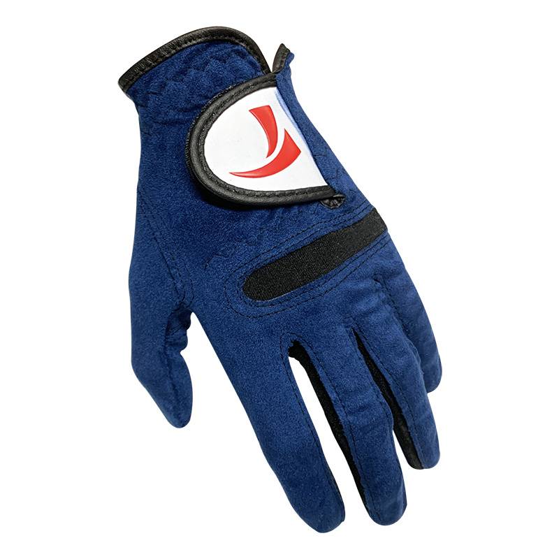 Two spring and summer new golf glove men's super fibrous cloth gloves are soft and wear -resistant