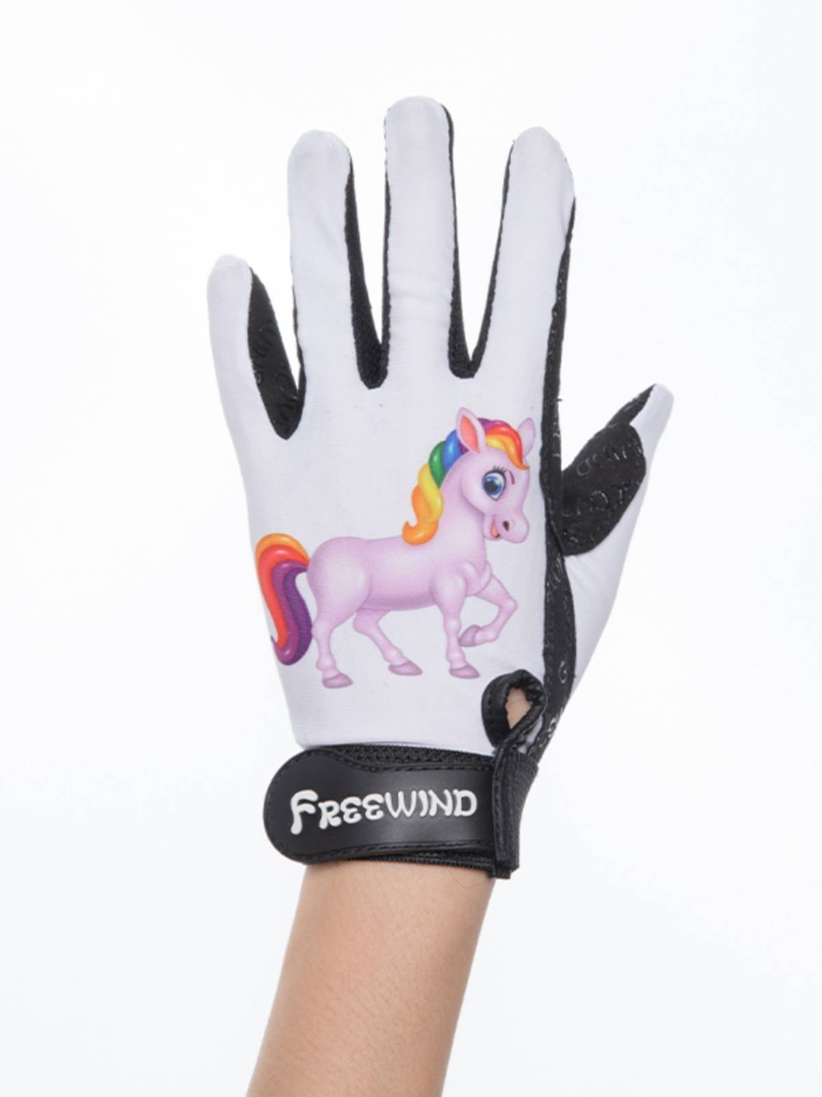 Summer children's equestrian glove riding gloves, boys with air -breathable anti -grinding children's horse riding gloves equestri