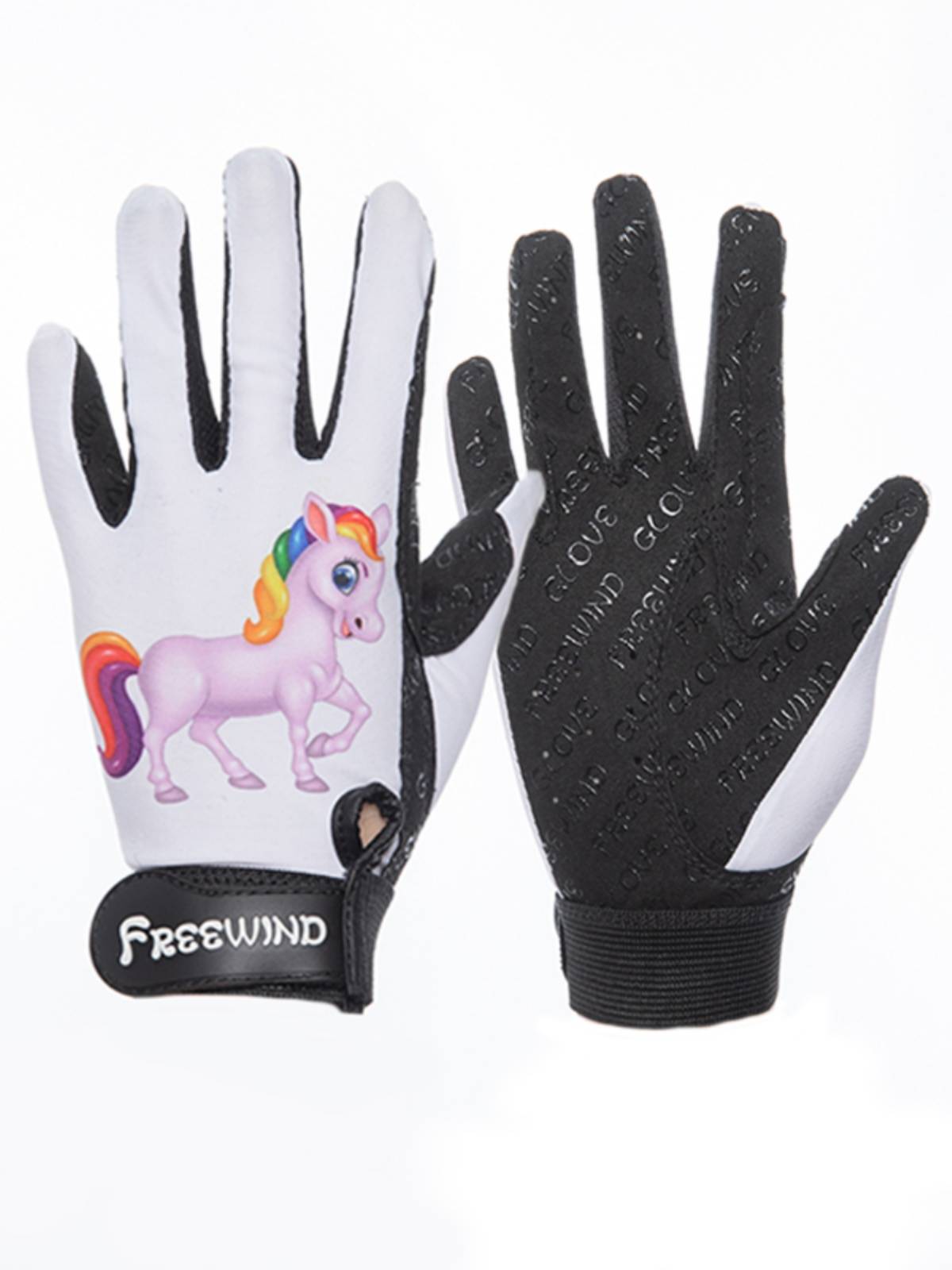 Summer children's equestrian glove riding gloves, boys with air -breathable anti -grinding children's horse riding gloves equestri