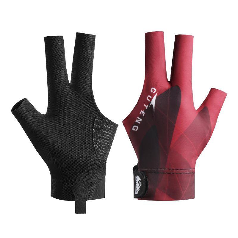 Billiards glove men's three -finger thin -breathable professional high -end anti -slip Snooker table ball exposed desktop glove women