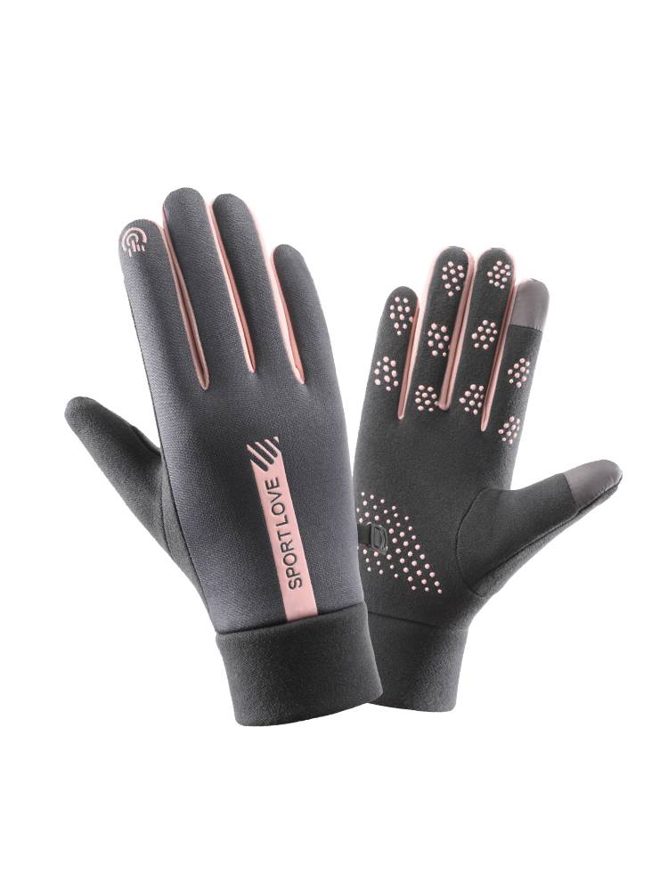 Winter sports warm gloves women's type anti -splash ride wind -proof cold and cold couple men riding driving non -slip touch screen