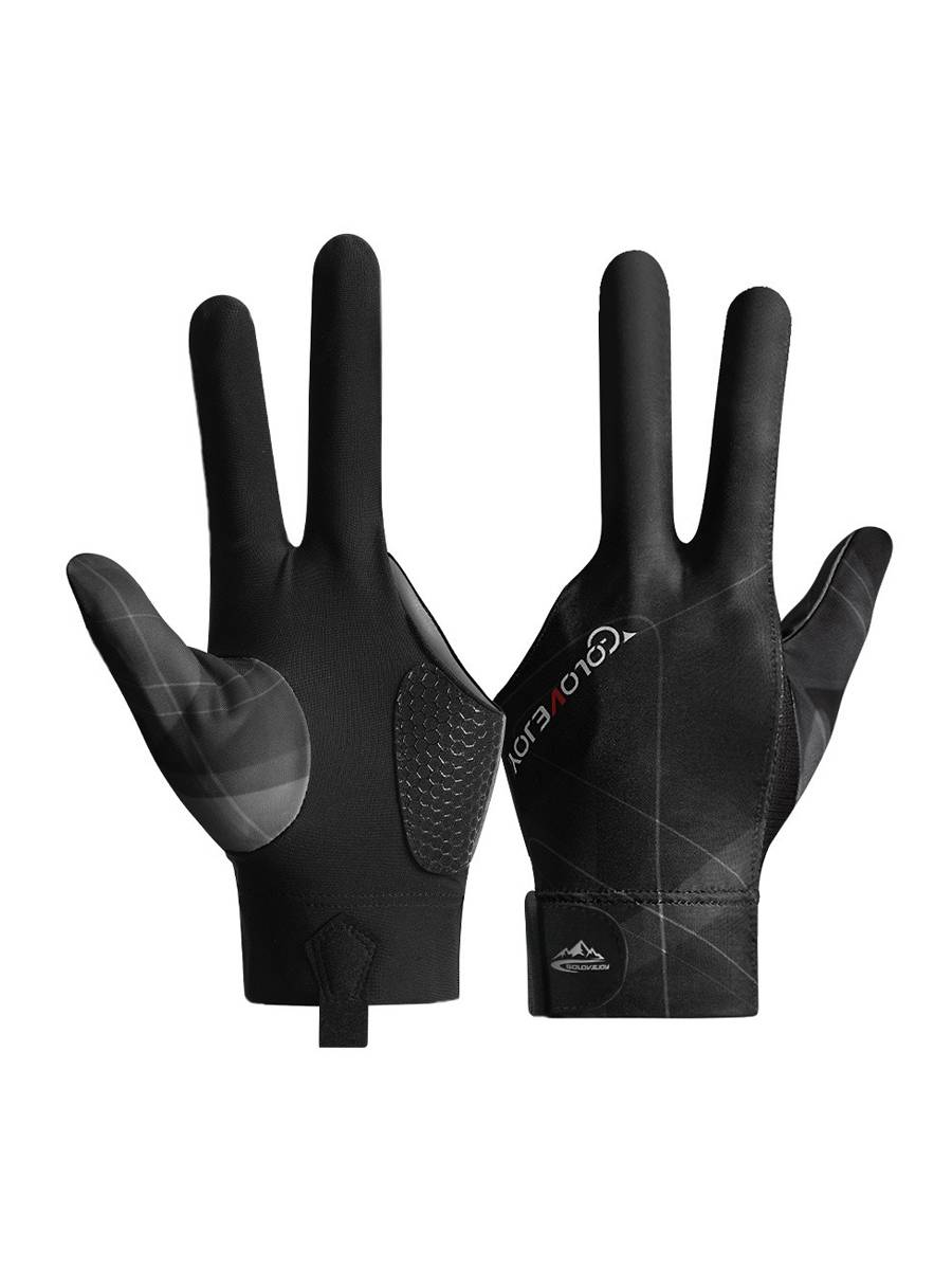 Luomengtai glove men's left and right hands three fingers high -face high -value anti -slip and breathable professional Snoors playing desktop glove women