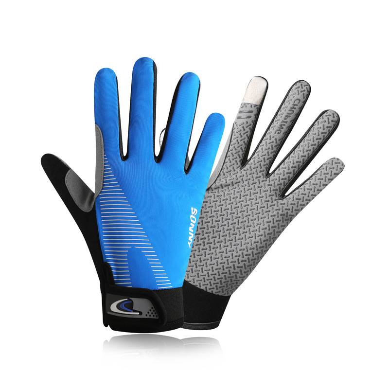 Outdoor mountain climbing anti -slip silk thin ladies Luya gloves, mountain climbing summer sports fishing shooting men