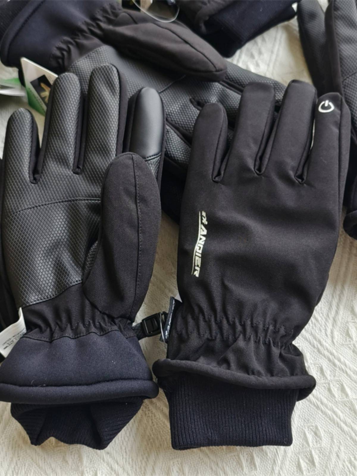 Especially cattle!Five -level structure!Men and women's common windproof, rainproof, skiing, warm -the -screen ride gloves
