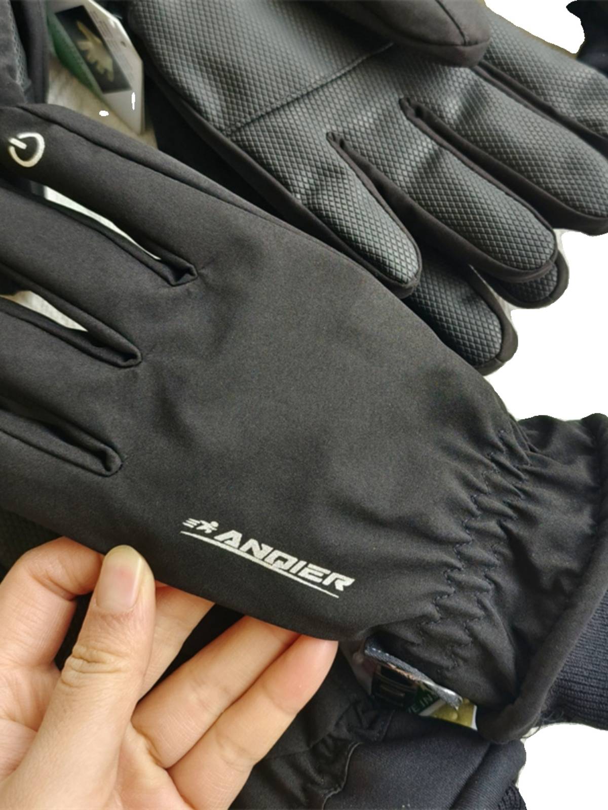 Especially cattle!Five -level structure!Men and women's common windproof, rainproof, skiing, warm -the -screen ride gloves