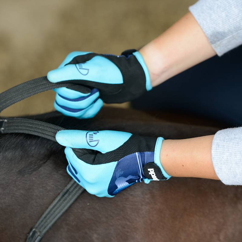 German ROECKL original imported children's equestrian gloves breathable anti -skid riding glove wear -resistant cartoon pattern