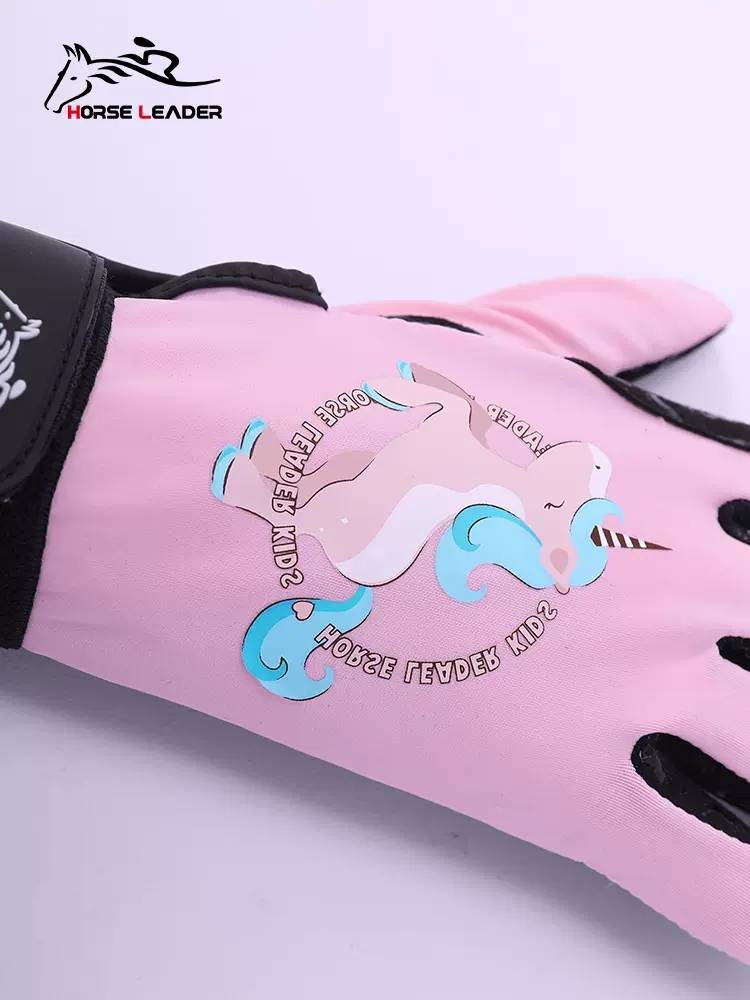 Professional equestrian gloves silicone non -slip wear -resistant protection children equestrian gloves breathable equestrian horse riding equipment