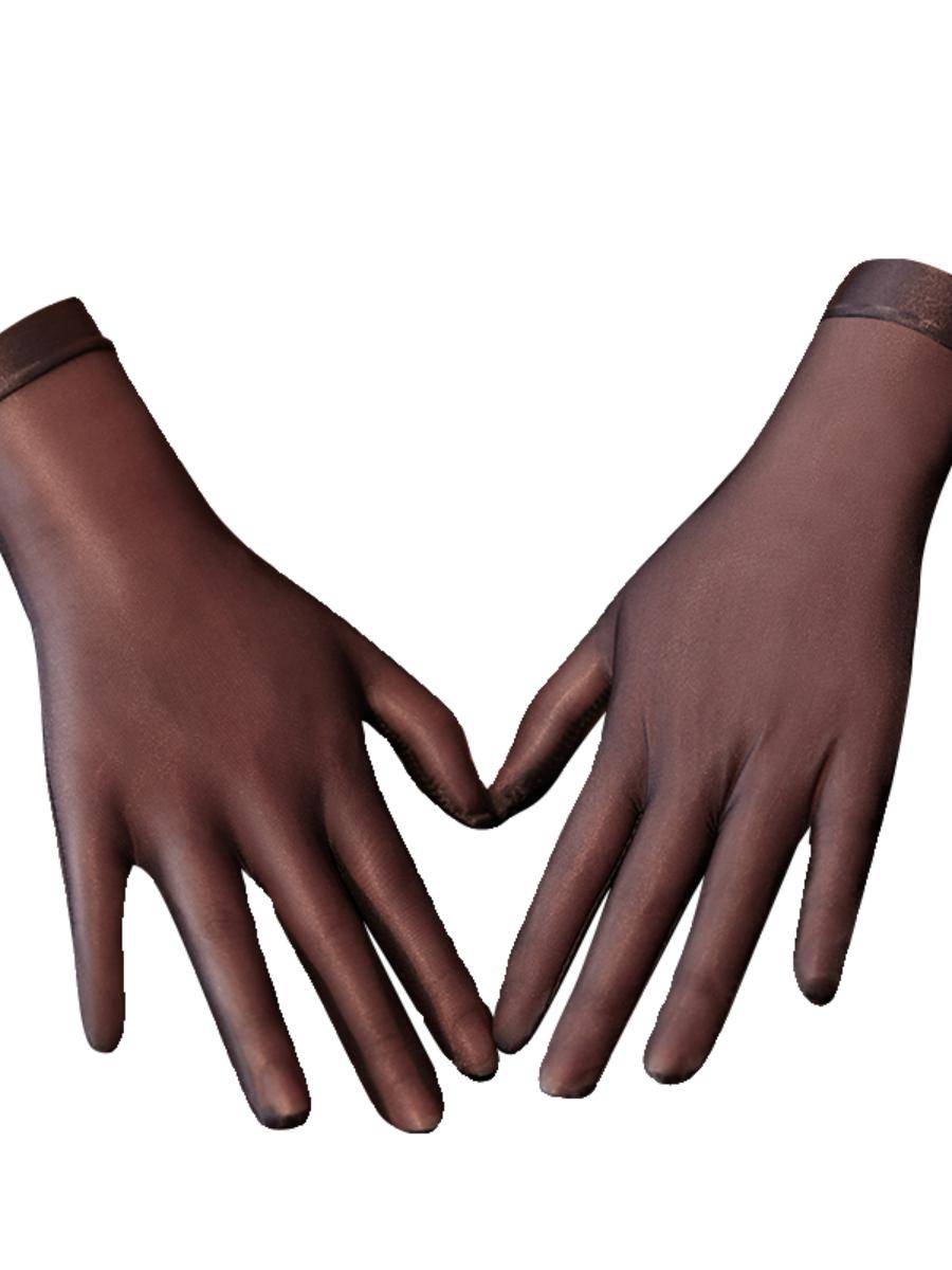 Oil Liangshou Shembin Binbin Gliang Five Fingers Short Gloves Person Sexy Queen Best Plane Plastic Men and Women's Men and Women