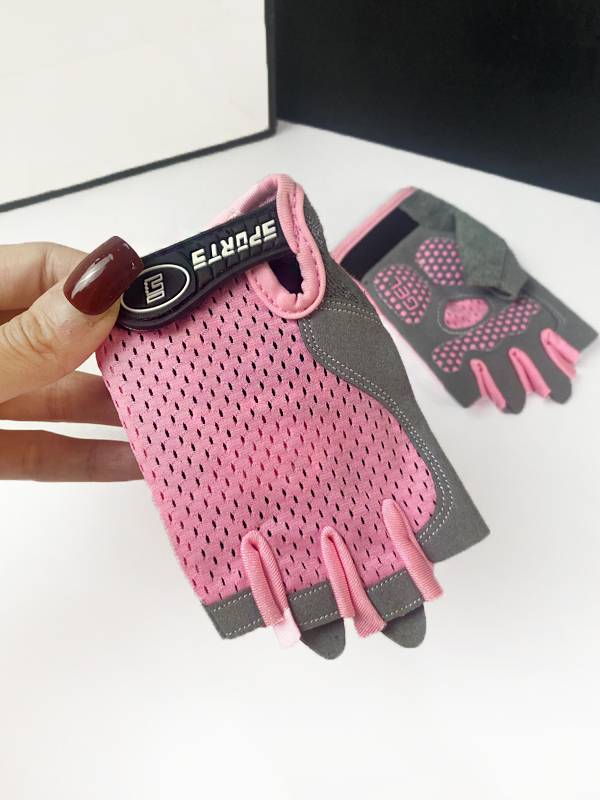 Children's cycling gloves, male and female outdoor sports wheel sliding single bar anti -cocoon thick, anti -slip, wear -resistant and breathable thin