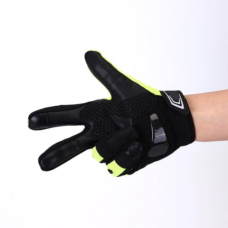 Tactical gloves refer to the new anti -collision fire -proof anti -cutting gloves breathable fluorescent cross -border wild camp outdoor outdoor finger gloves