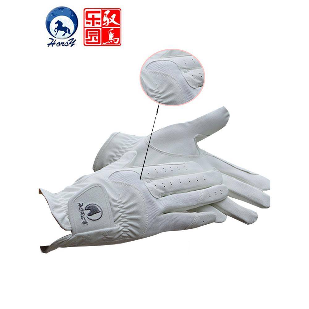 Horse gloves, horse gloves, white game gloves, skating gloves for children, adult gloves