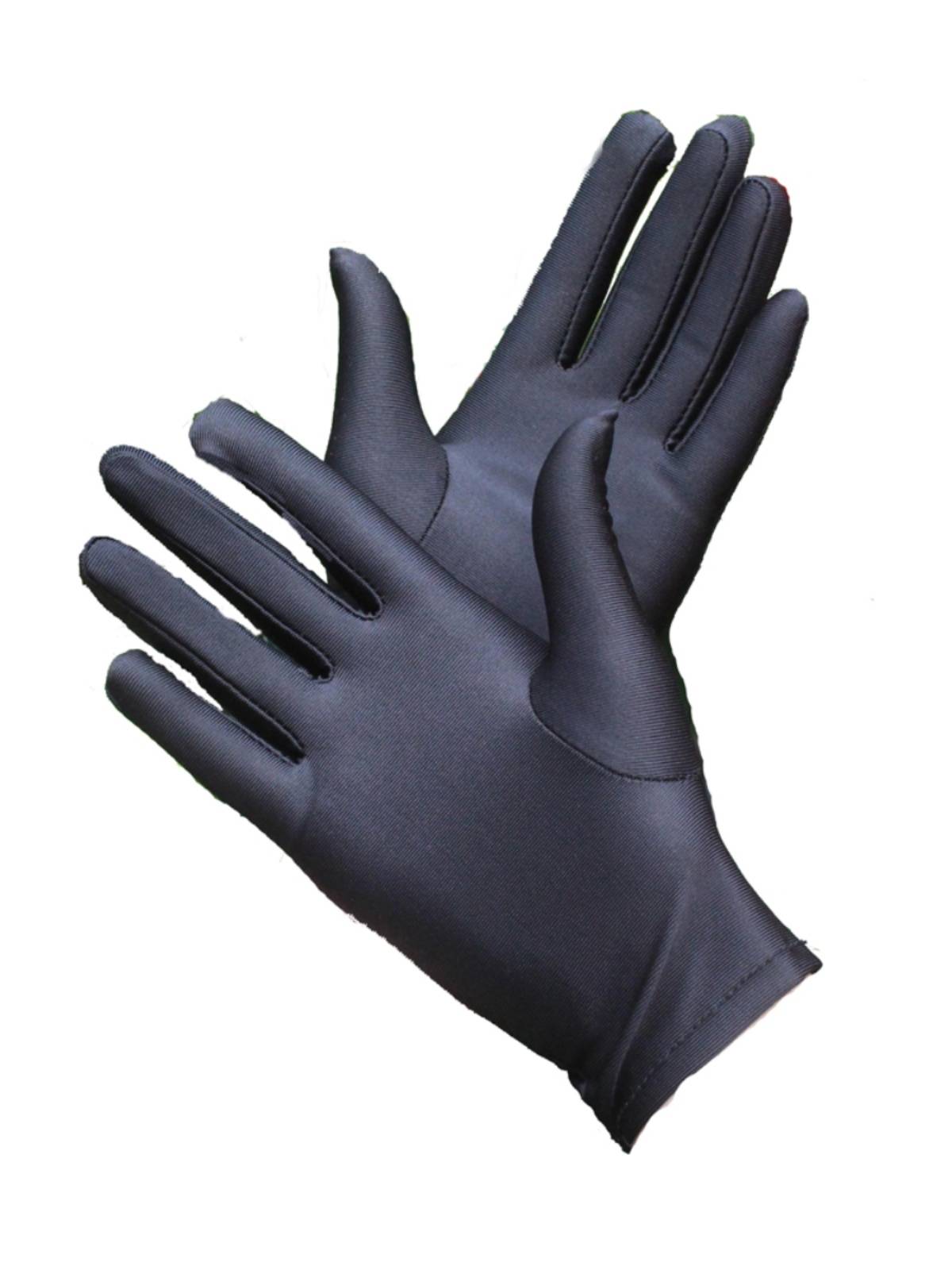 Jewelry and aminoma gloves female black and white short thin spring and summer sunscreen etiquette dance driving high elastic performance tight