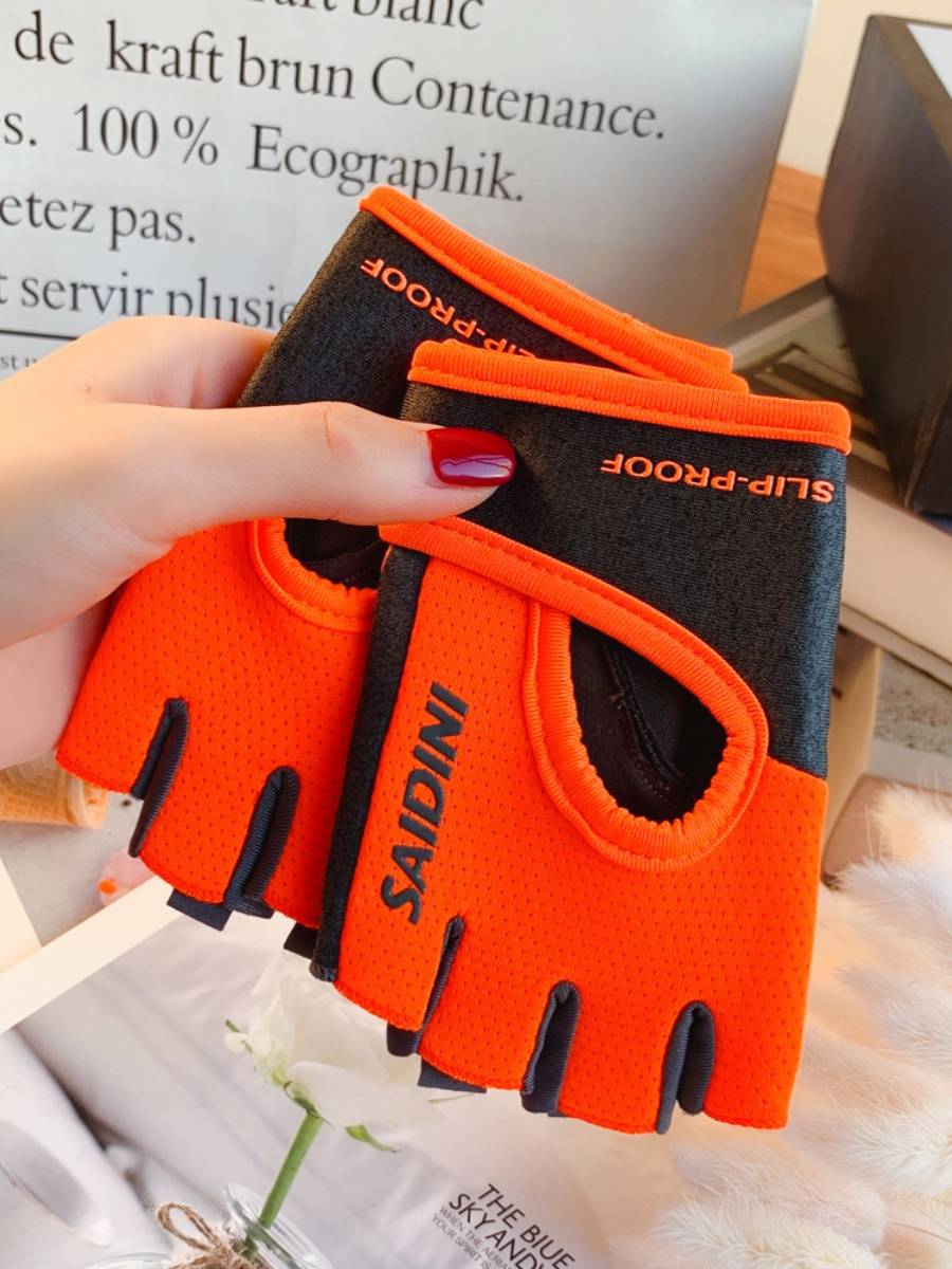 Fitness gloves semi -refers to sports women's wrist protection Xia thin anti -rising cocoon, molas, pot bell training yoga cycling, iron riding