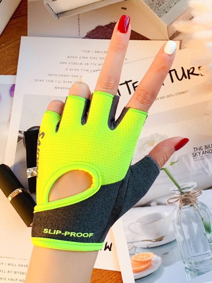Fitness gloves semi -refers to sports women's wrist protection Xia thin anti -rising cocoon, molas, pot bell training yoga cycling, iron riding