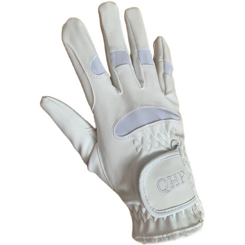 Horse gloves, white gloves, children and adults riding horse gloves