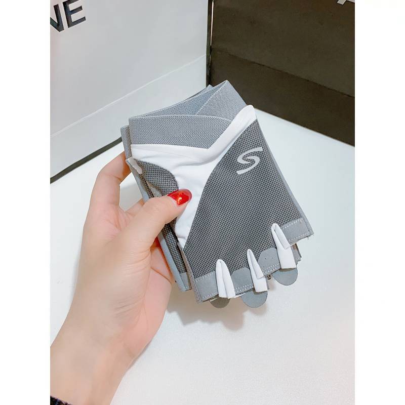 Fitness sports glove female half -finger men's summer thin training yoga single bar anti -cocoon anti -slip and breathable outdoor cycling