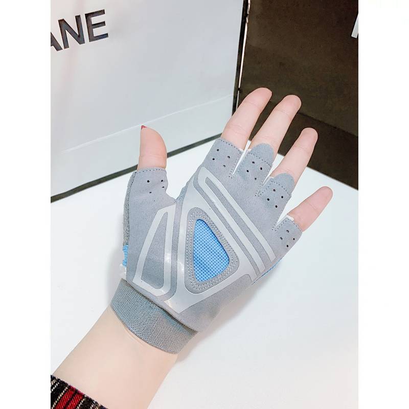 Fitness sports glove female half -finger men's summer thin training yoga single bar anti -cocoon anti -slip and breathable outdoor cycling