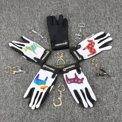 Children's colored anti -slip, wear -resistant riding gloves youth equestrian gloves ride ride -up knight equipment