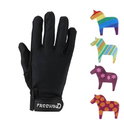 Children's colored anti -slip, wear -resistant riding gloves youth equestrian gloves ride ride -up knight equipment