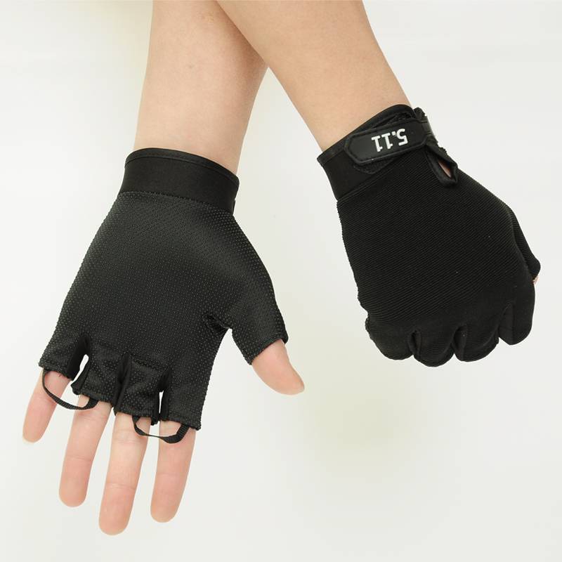 Spring and summer outdoor outdoor mountaineering gloves 511 men's thin driving tactical fitness exercise semi -finger gloves