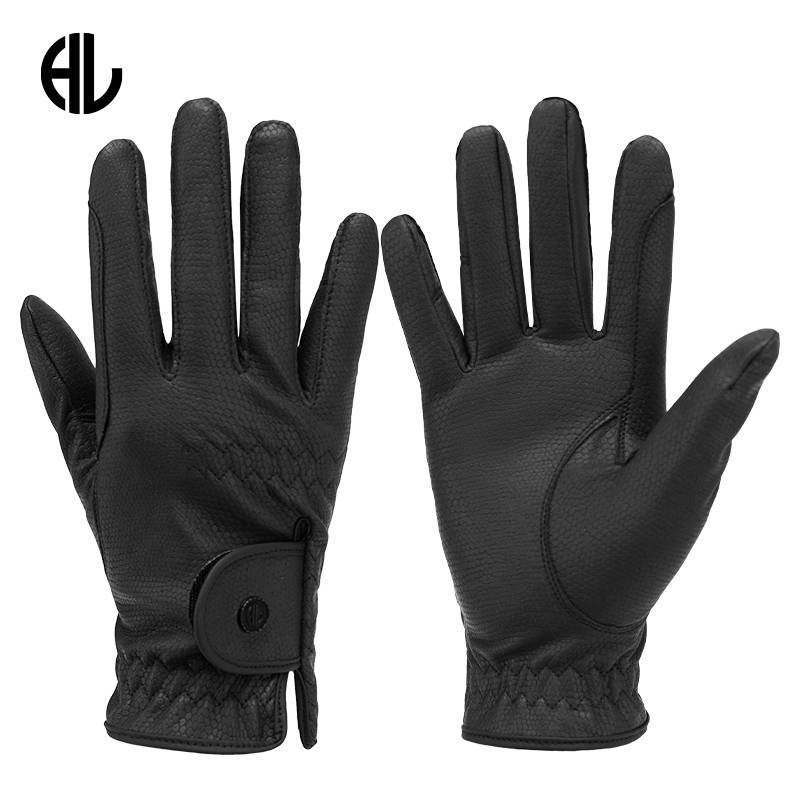 HL Equestrian gloves spring and summer Children's super fibrous anti -sliding gloves adult four seasons breathable equestrian equipment training model