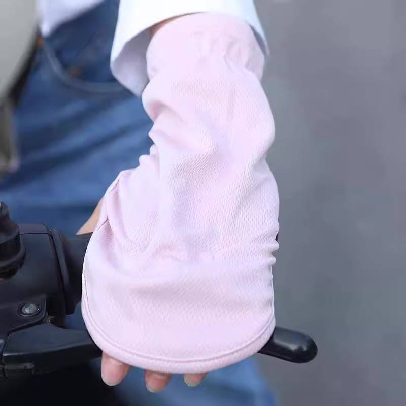 Summer picking special gloves women's outdoor riding driving sunscreen and shading fingers loose anti -sliding hand cover half finger