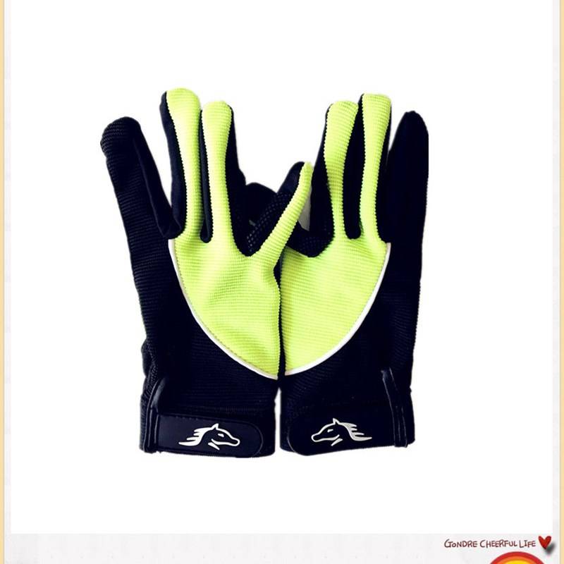 Colored Children's Equestrian Gloves Riding Gloves Anti -Slip -resistant Gloves Children's Equestnically Equestnically Equelia Equipment
