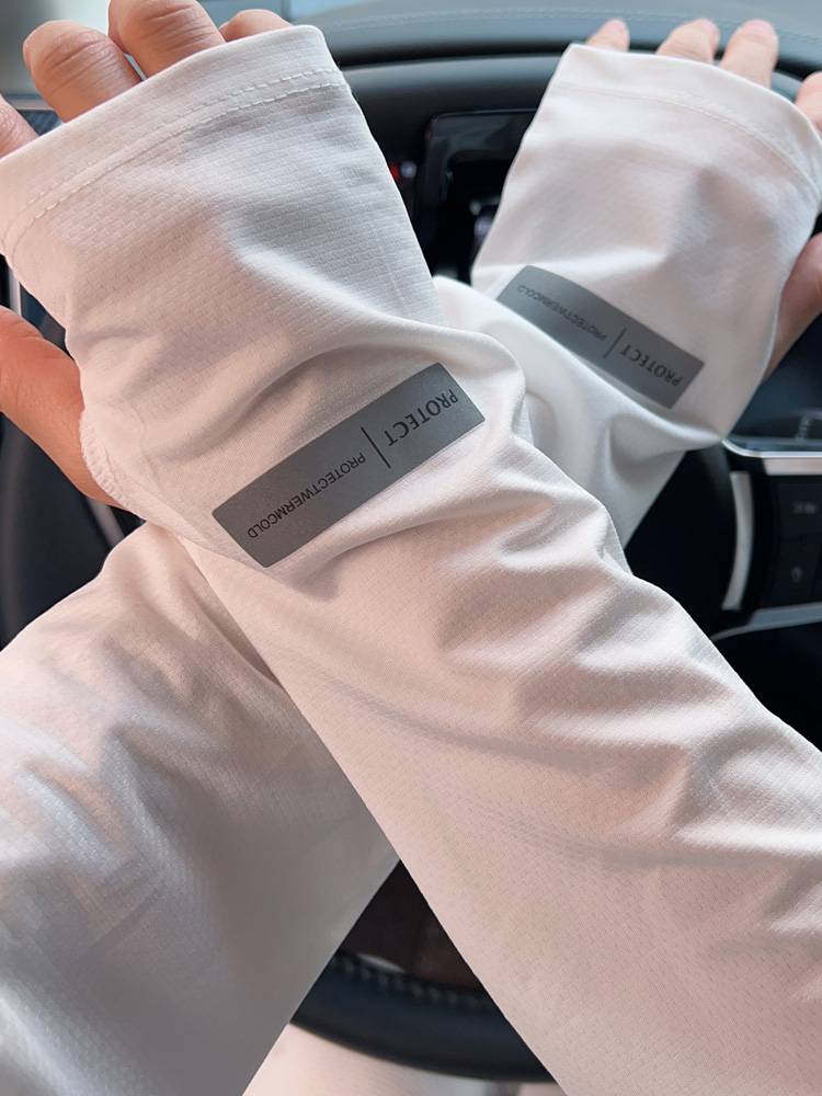 Summer ice sleeve driving men's sunscreen thin ice silk loose large size sleeve women's glove women's riding anti -ultraviolet rays