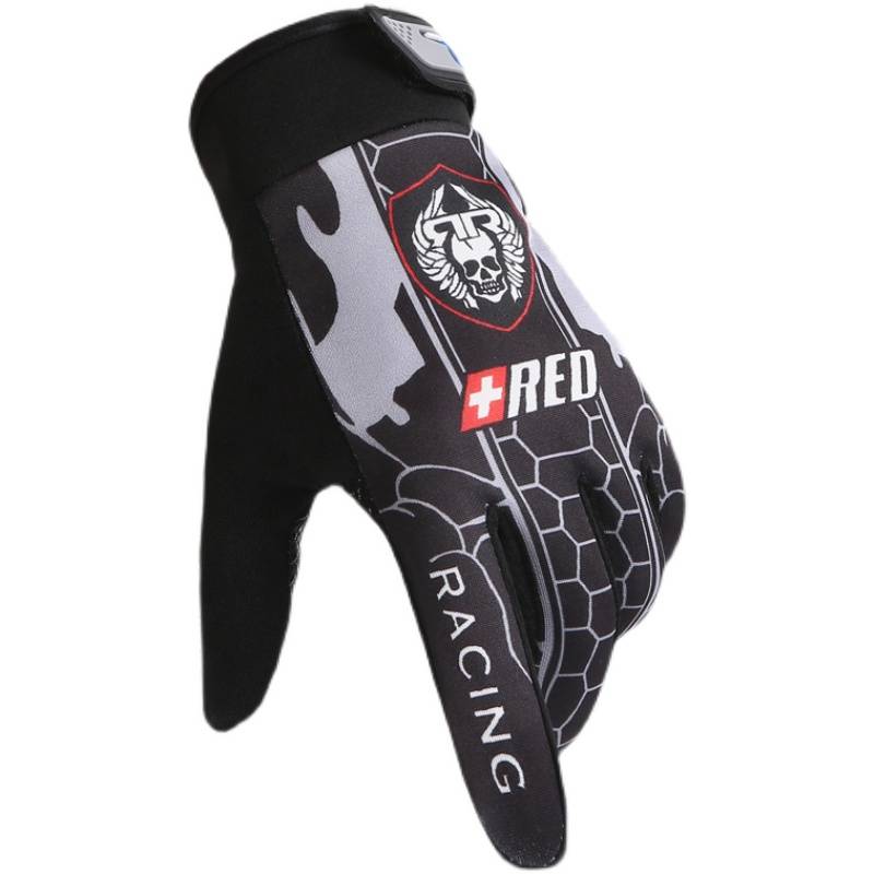 Bicycle cycling glove men's spring and summer thin anti -slip screen outdoor mountain vehicle climbing driving sunscreen takeaway
