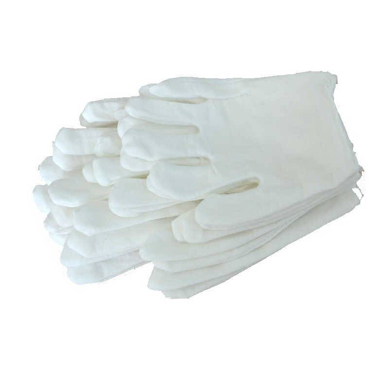 Children's white gloves elastic kindergarten etiquette performance performers performed pure cotton cloth thin men and girls five fingers adult gloves