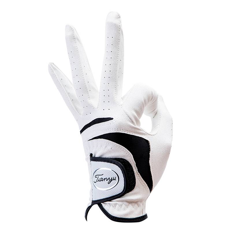 Genuine golf sheepskin gloves imported lambskin men's sports gloves breathable non -slip with left and right hands