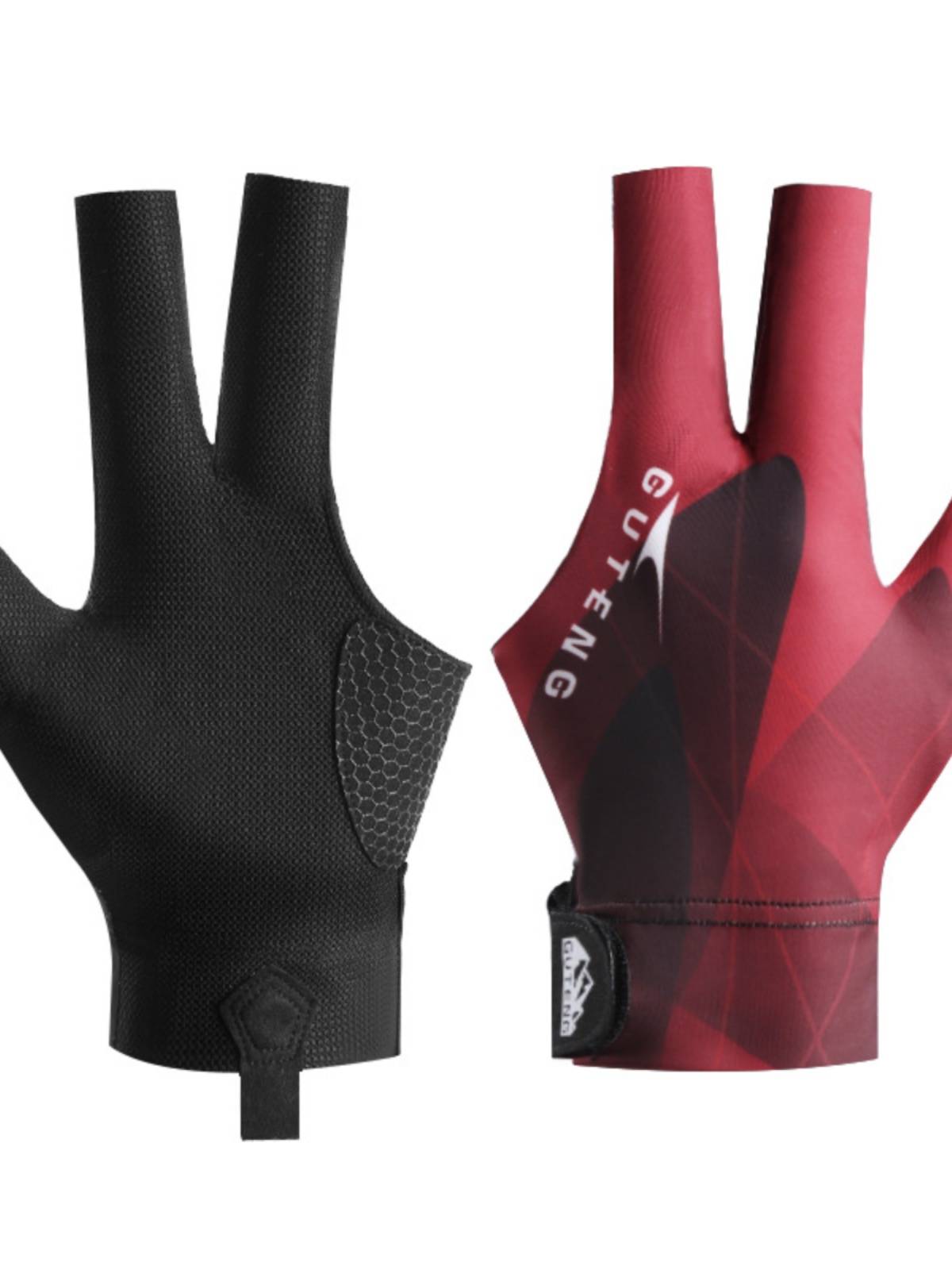 Professional billiard gloves Lightly breathable three -finger gloves High -end anti -slip tabletide special glove men and women