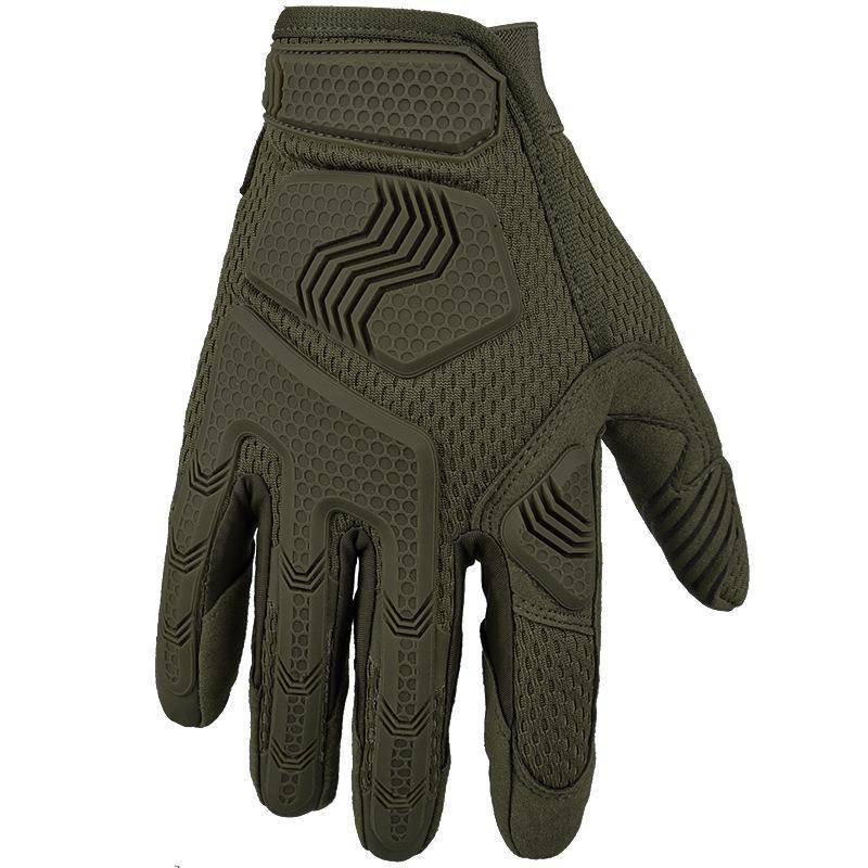 Outdoor sports tactical glove leather protective riding motorcycle combat anti -slip mountaineering training full finger
