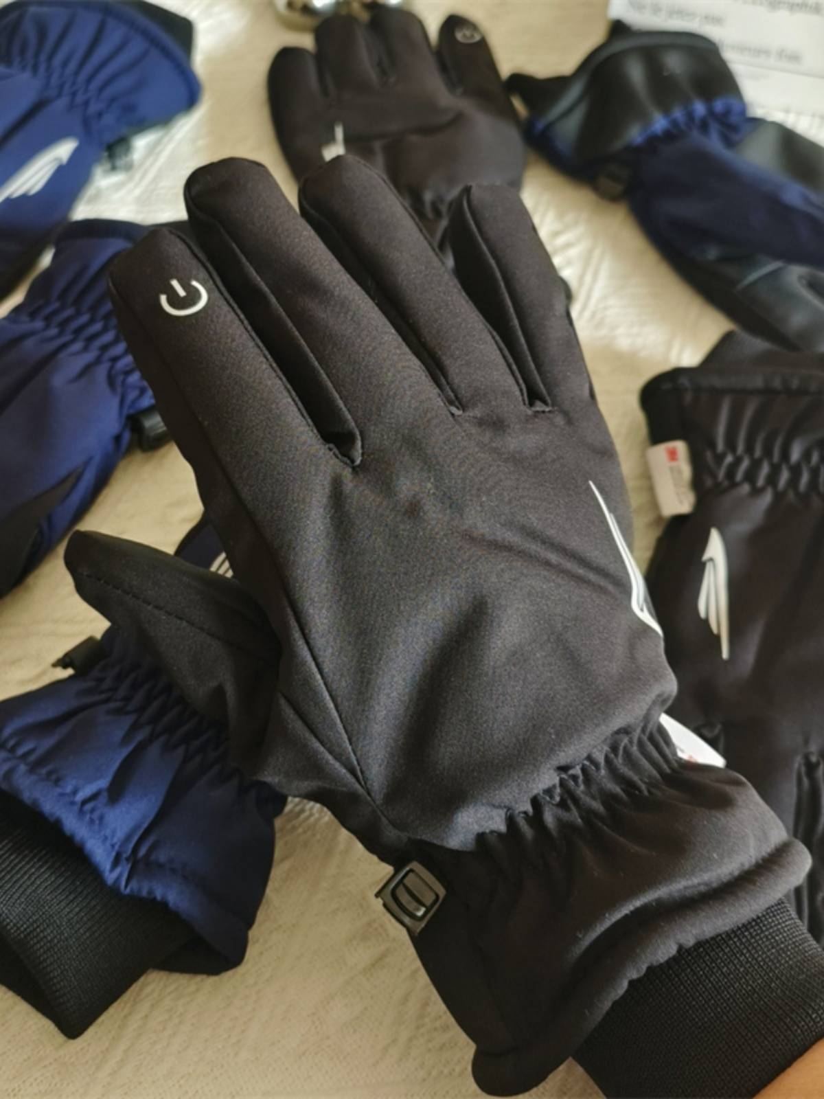 It's so good!Cold anti -chills below 20 degrees!Five -layer structure men and women universal 3M windproof waterproof touch screen finger gloves