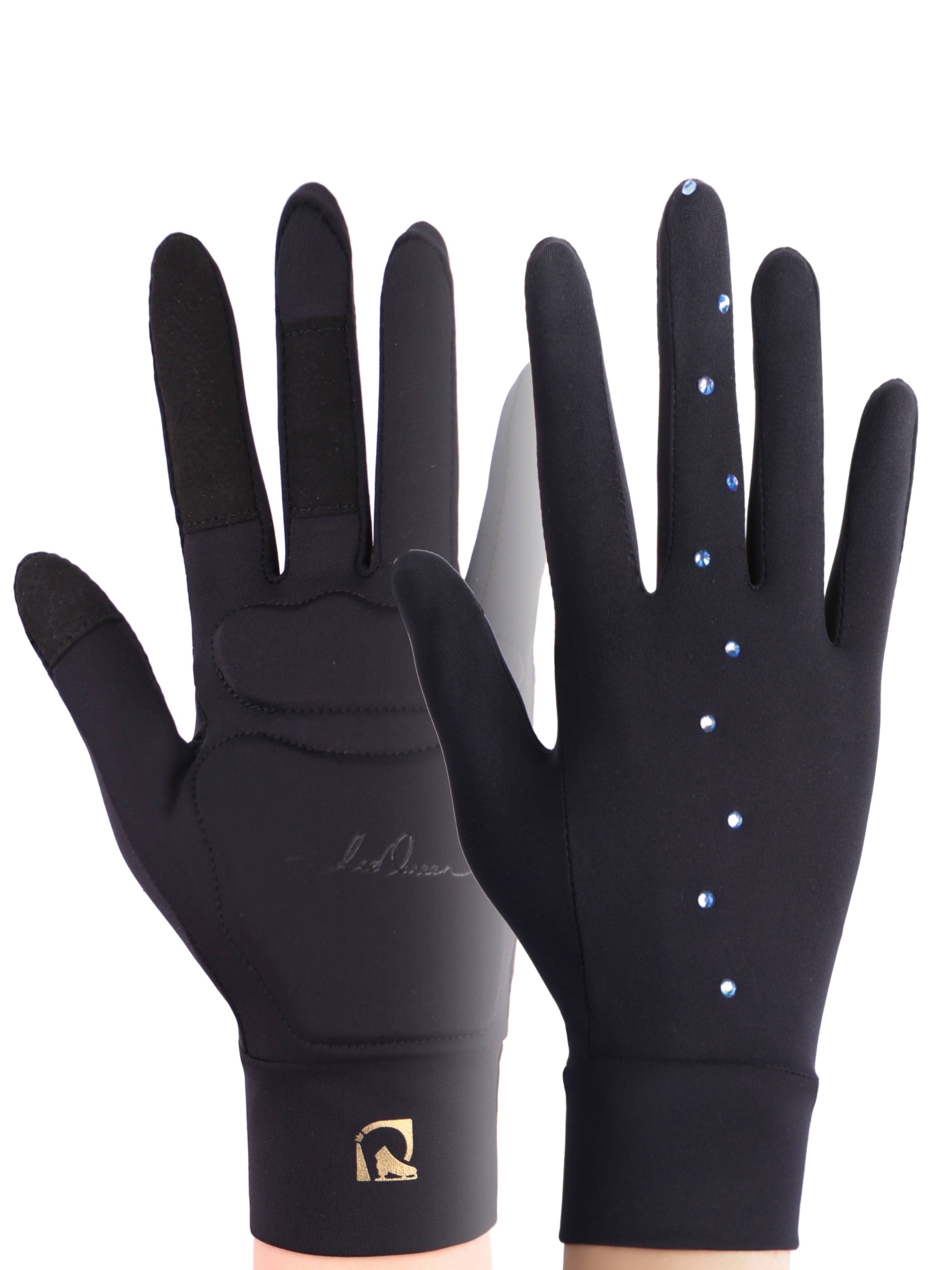 Professional protective gear | Falter skating silicon gum palm gloves/velvet warm high bombs/anti -drop and shock absorption protective gear