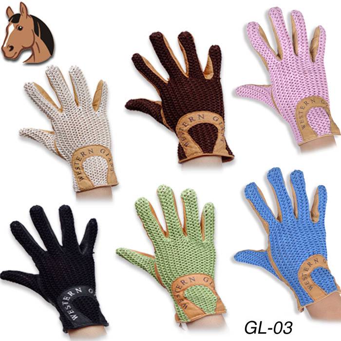 Cute Children's Equestrian Gloves Horse Riding Elastic Performing Away -resistant Protection Horse Palace Palace Products