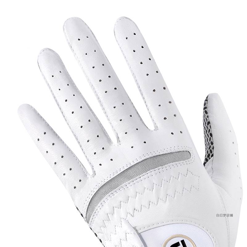The Golf Glove Man's little lamb-skin-resorting gloves are comfortable