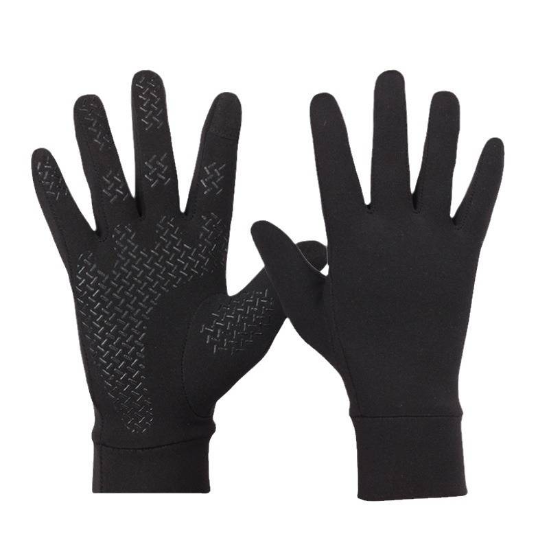 Warm glove winter football equestrian training cycling football mountaineering outdoor sports anti -slip touch screen skiing