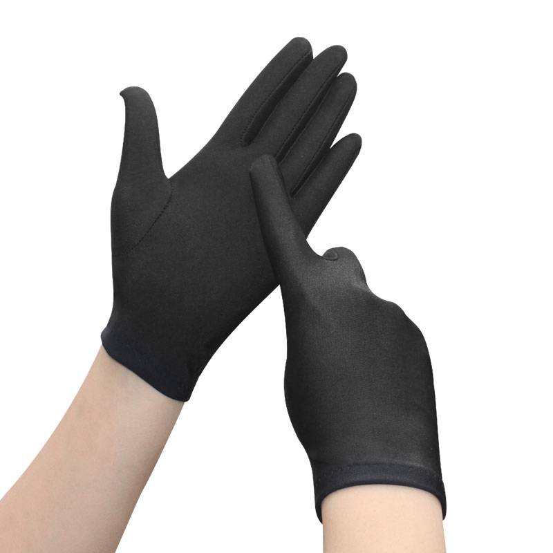 Men and Women Laica amino ammonia jewelry black and white glove photography wedding celebration Western restaurant hotel gloves security etiquette thin