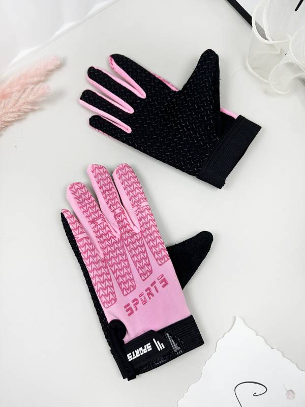 Children's cycling gloves, boys and girls in summer ice thin, all refers to student outdoor sports anti -skid bicycles