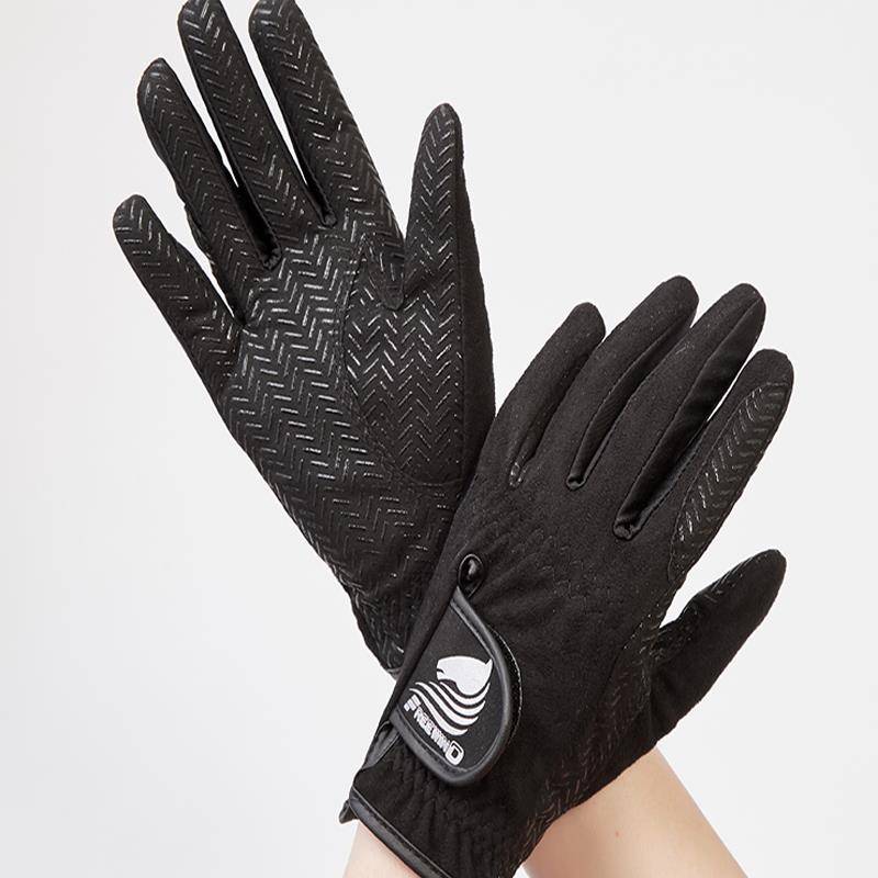 Silicone Equestrian Gloves Riding Gloves Anti -wear -resistant Slider Gloves Male Cavaliers White Gloves Female Riding Equipment