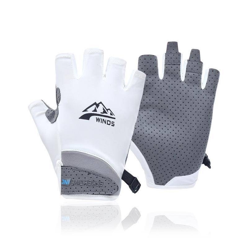 Summer equestrian glove adult riding equipment white game training horse ball race special men and women riding sunscreen