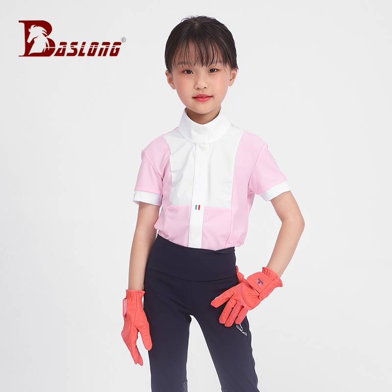 German BUSSE Children's Equestrian Gloves Breath Equels Disorders Gloves Anti -slip Boys and Girls