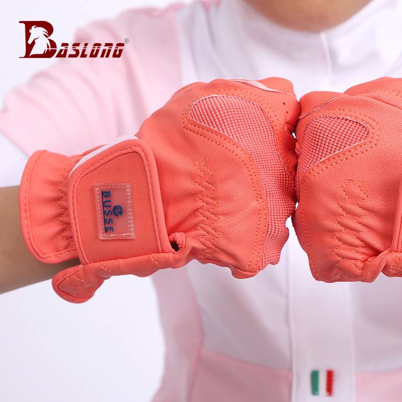 German BUSSE Children's Equestrian Gloves Breath Equels Disorders Gloves Anti -slip Boys and Girls