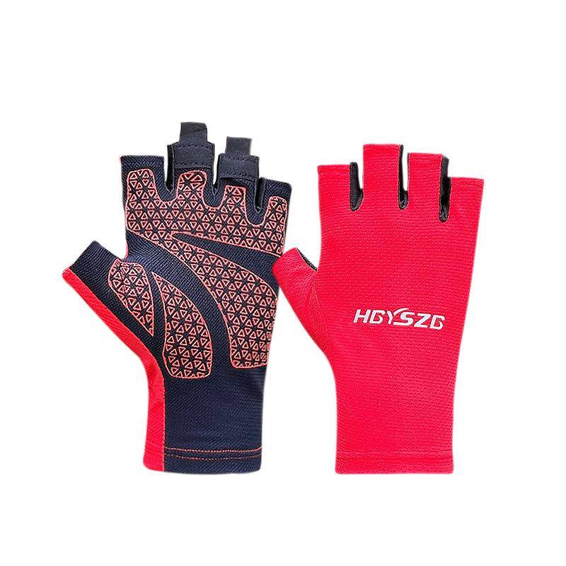 Dragon boat gloves, rowing rowing machine motorboats, anti -skid cocoons, semi -refers to sailing leather rowing rowing sports