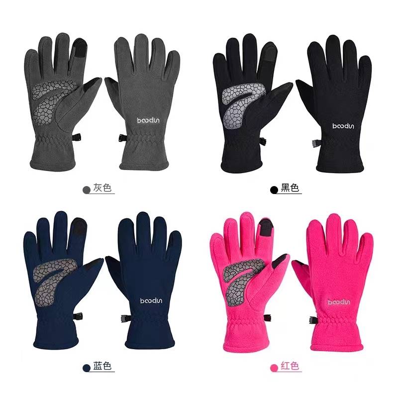 Children's Equestrian gloves autumn and winter boys, girls, horseshrite glove outdoor wind -resistant touch screen, warm -off glove women