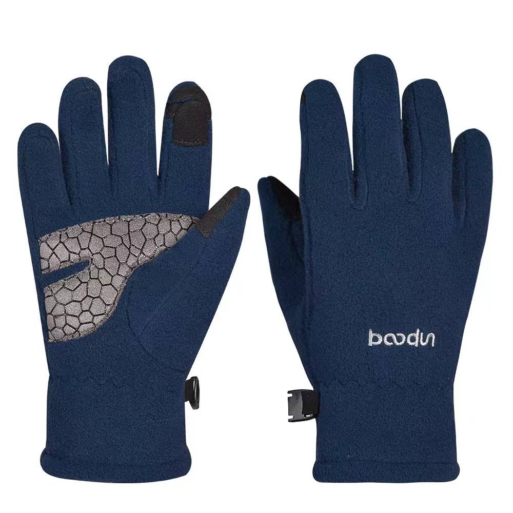 Children's Equestrian gloves autumn and winter boys, girls, horseshrite glove outdoor wind -resistant touch screen, warm -off glove women