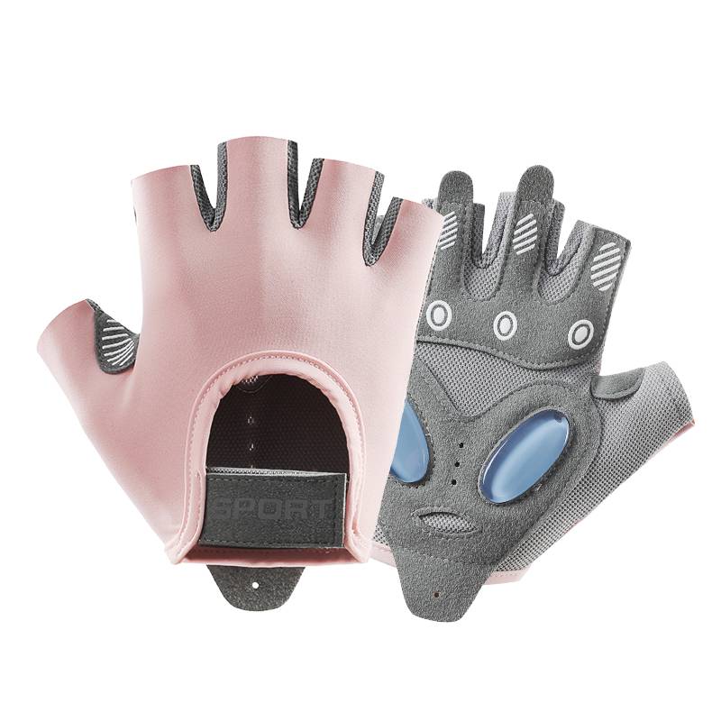 New sports glove women's yoga fitness anti -slip semi -finger breathable anti -cocoon ride sweat absorption professional protection shock absorption